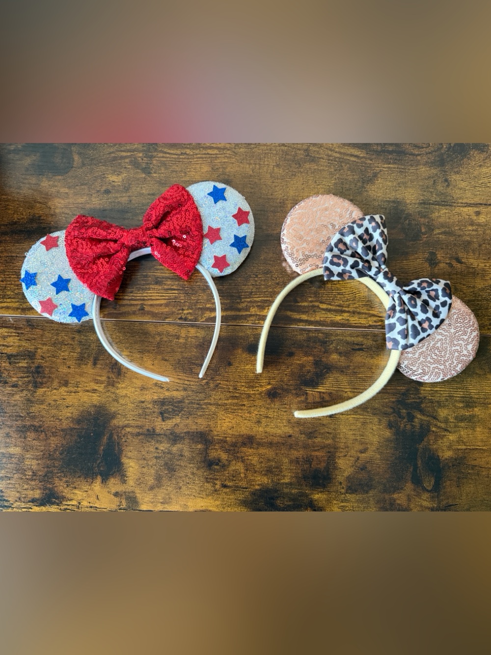 Mickey Sequin Ear Headband Set of 2